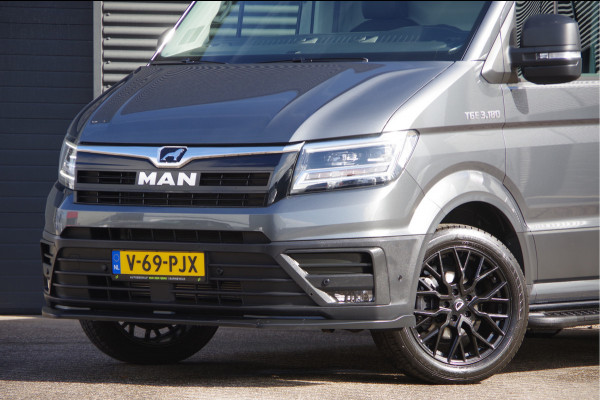 MAN TGE 3.180 35 2.0 L3H2 177PK AUT. LED, TREKHAAK, GEV. ERGO ACTIVE STOEL, STANDKACHEL, STOELVERWARMING, STUURVERWARMING, VOORRUIT VERW