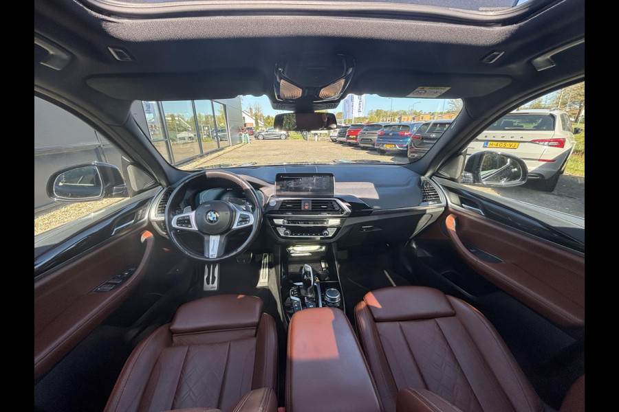 BMW X3 xDrive30e M Sport Plug-in Hybrid 292pk | VOL! | Panormamadak | Adaptive cruise | Trekhaak | M-pakket | Sportstoelen | 21 inch | Head-up Display | Memory seats | Harman Kardon | 360 graden camera | Keyless | Stoelverwarming | Adaptief deming systeem | Draadloos opladen