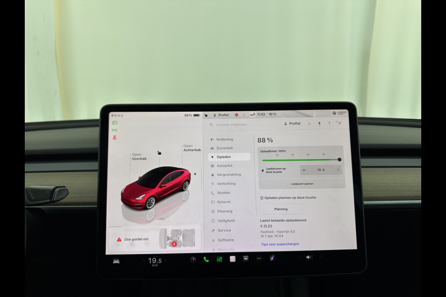 Tesla Model 3 Standard RWD Plus 60 kWh [ 3-Fase-11kW ] {SOH-87%} (INCL-BTW) Aut. *PANO | AUTOPILOT | LEATHER | KEYLESS | FULL-LED | MEMORY-PACK | TOPVIEW | DAB | CARPLAY | DIGI-COCKPIT | LANE-ASSIST | COMFORTSEATS | 19"ALU*