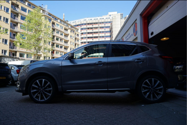 Nissan QASHQAI 1.3 DIG-T Tekna + Dynamic | NAPPA LEER | Panoramadak | Trekhaak | BOSE | Memory Pack | Adapieve cruise + Lane departure + Blindspot indicator | NL Auto | Dealer onderhouden