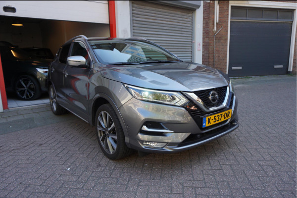 Nissan QASHQAI 1.3 DIG-T Tekna + Dynamic | NAPPA LEER | Panoramadak | Trekhaak | BOSE | Memory Pack | Adapieve cruise + Lane departure + Blindspot indicator | NL Auto | Dealer onderhouden