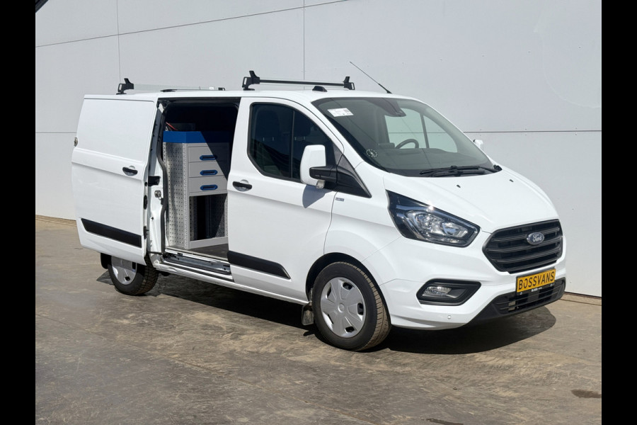 Ford Transit Custom 340 1.0 PHEV 120PK Benzine Automaat L1H1 Airco Cruise Control Parkeersensoren Voor- & Achter Stoelverwarming Inbouw