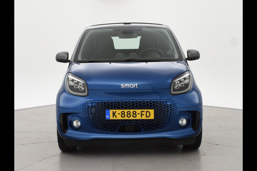 Smart Fortwo cabrio EQ COMFORT PLUS 18 KW + 16 INCH LMV | LEDER | STOELVERW. | CAMERA | NAVIGATIE