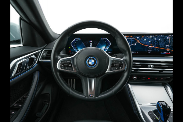 BMW i4 eDrive40 84 kWh M-Sport *M50 JAHRE* [ 3-Fase-11 kW ] {SOH-96%} (INCL-BTW) *LEATHER-ALCANTARA | FULL-LED | ADAPTIVE-CRUISE | HEATED-SPORTSEATS | CAMERA | DAB | DIGI-COCKPIT | NAVI-FULLMAP | AMBIENT-LIGHT | ECC | PDC | CARPLAY | KEYLESS | SHIFTPADDLES | 18