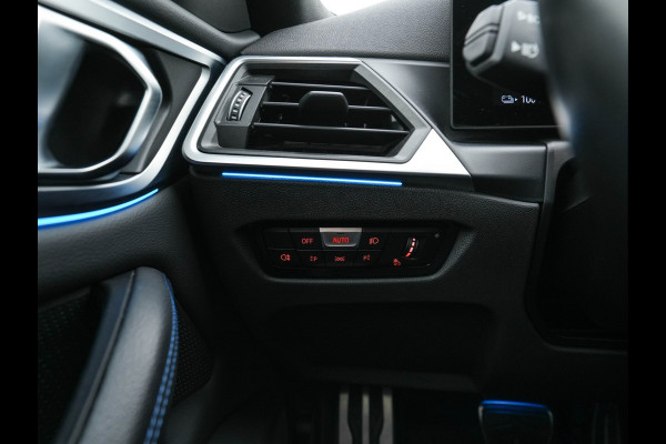 BMW i4 eDrive40 84 kWh M-Sport *M50 JAHRE* [ 3-Fase-11 kW ] {SOH-96%} (INCL-BTW) *LEATHER-ALCANTARA | FULL-LED | ADAPTIVE-CRUISE | HEATED-SPORTSEATS | CAMERA | DAB | DIGI-COCKPIT | NAVI-FULLMAP | AMBIENT-LIGHT | ECC | PDC | CARPLAY | KEYLESS | SHIFTPADDLES | 18