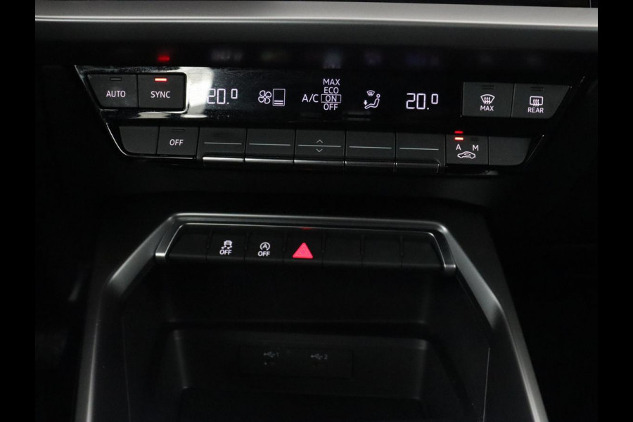 Audi A3 30 TFSI Advanced edition | Sportstoelen | Carplay | Virtual Cockpit | Audi Sound | Navigatie | Full LED | Parkeerhulp | Climate control | Bluetooth | Cruise control | DAB