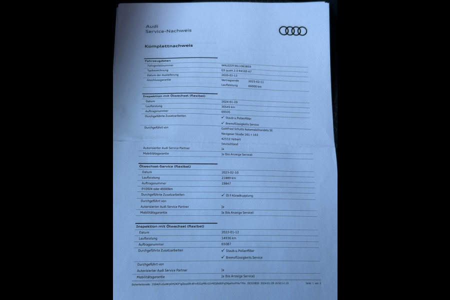Audi Q3 45 TFSI quattro Pro Line S Aut Leer B&O Camera Carplay