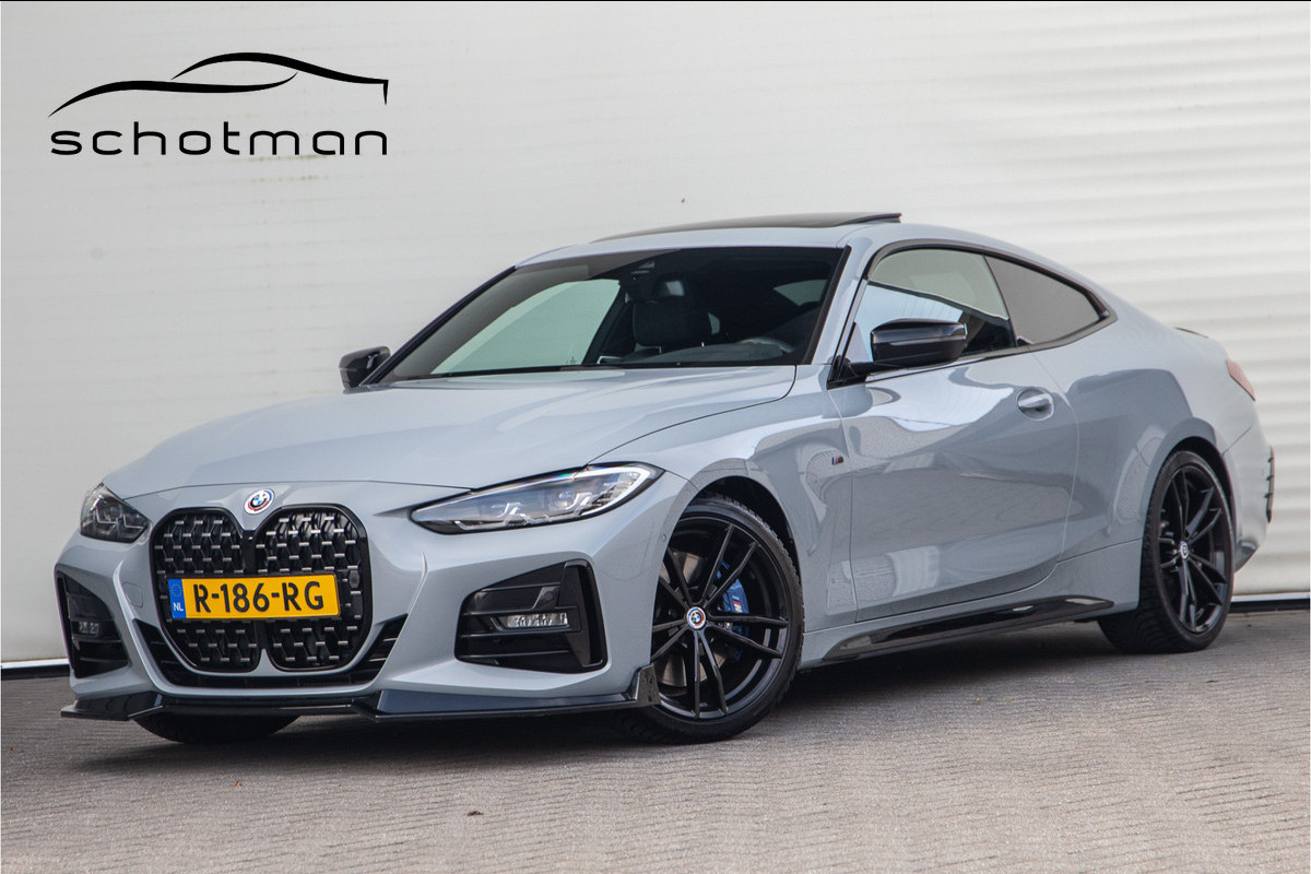 BMW 4 Serie Coupé 420i High Executive M-Sport, Pano, Leder, Brooklyn Grey