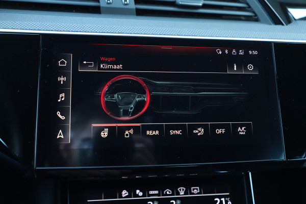 Audi e-tron Sportback S quattro 95 kWh | 503PK | Luchtvering | Head-up | Pano | Keyless-go | Sfeerverlichting | S-Stoelen | B&O | 2021.