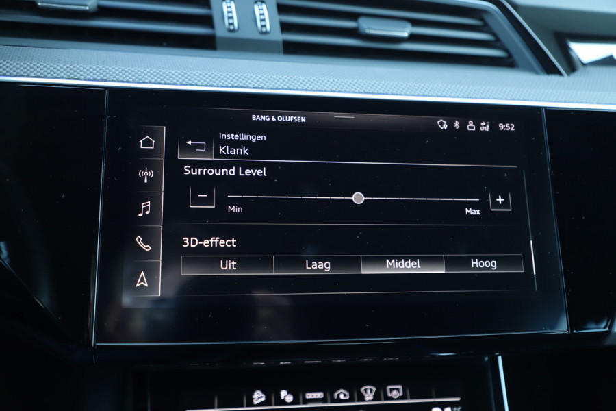 Audi e-tron Sportback S quattro 95 kWh | 503PK | Luchtvering | Head-up | Pano | Keyless-go | Sfeerverlichting | S-Stoelen | B&O | 2021.