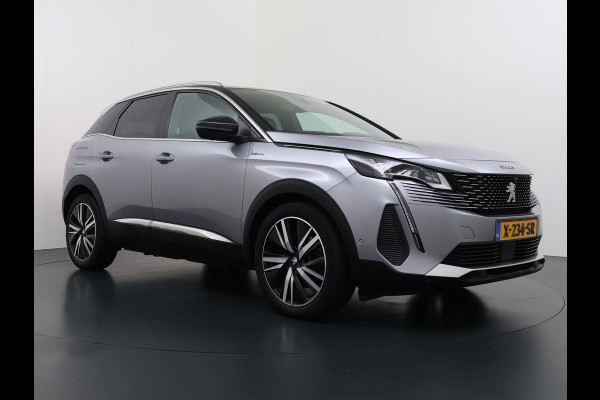 Peugeot 3008 1.6 HYbrid 225 GT | ACC INCL. STOP&GO-FUNCTIE | MEMORY SEAT | ALCANTARA | ELEKTRISCHE KOFFERBAK | 19 INCH | FOCAL AUDIO | STOELVERWARMING | RIJKLAAR GELEVERD MET 12 MND BOVAG GARANTIE