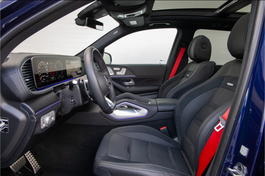Mercedes-Benz GLE AMG 53 Hybrid 4MATIC+ Premium + Manufaktur Mysticblauw , Massage, Burmester, 585pk