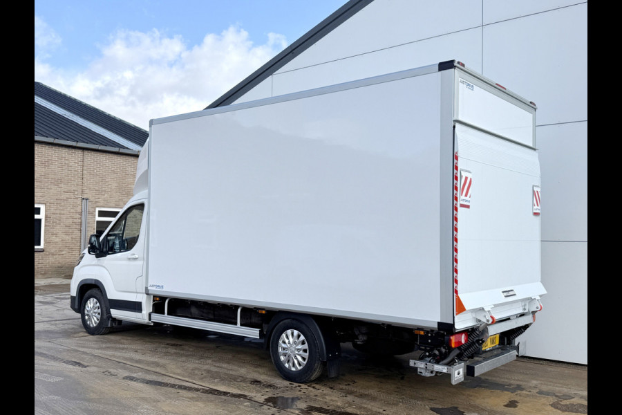 Maxus eDeliver 9 65kWh Nieuw! DHollandia Laadklep 172km WLTP 204PK 80kW Snelladen Carplay Adaptieve Cruise Control LED Airco Koffer Bakwagen Meubelbak