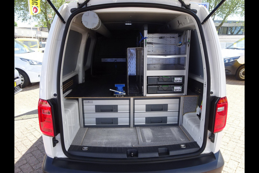Volkswagen Caddy 2.0 TDI L2H1 VW MAXI DSG AUTOMAAT LAADRUIMTE INRICHTING AIRCO CRUISE NAVIGATIE
