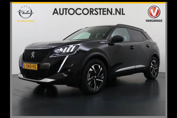 Peugeot e-2008 GT-Line EV50kWh Soh 93% 360Camera Navi Apple Carplay Android Ecc Cruise Control Keyless 1/2Leer Pdc DAB+ Bluetooth Led Connected services Verkeersbord detectie Usb PrivacyGlass 17''LM Regensensor Led Verkeersbord detectie