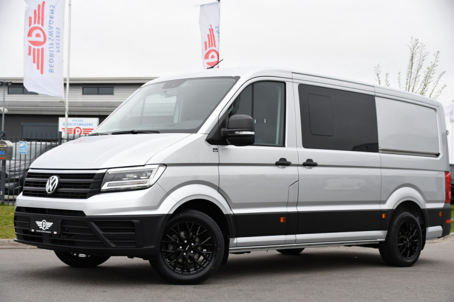Volkswagen Crafter 35 2.0 TDI L3H2 DC Highline PB Edition Camera, Caplay, LED, 177pk, 2 x Schuifdeur, Clima, Multimedia, Voorruit verwarming, Automaat, Uniek!