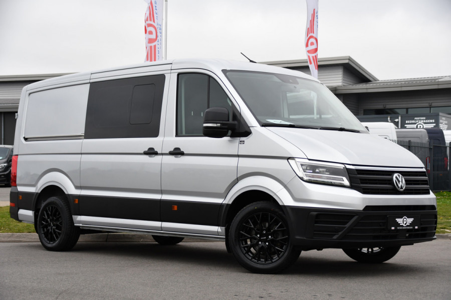 Volkswagen Crafter 35 2.0 TDI L3H2 DC Highline PB Edition Camera, Caplay, LED, 177pk, 2 x Schuifdeur, Clima, Multimedia, Voorruit verwarming, Automaat, Uniek!