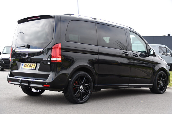 Mercedes-Benz V-Klasse 300d AMG Black Edition Camera, Cruise, Carplay, LED, 2 x Schuifdeur, 237pk, Automaat, Leder, Automaat, Multimedia, Stoelverwarming, Uniek!