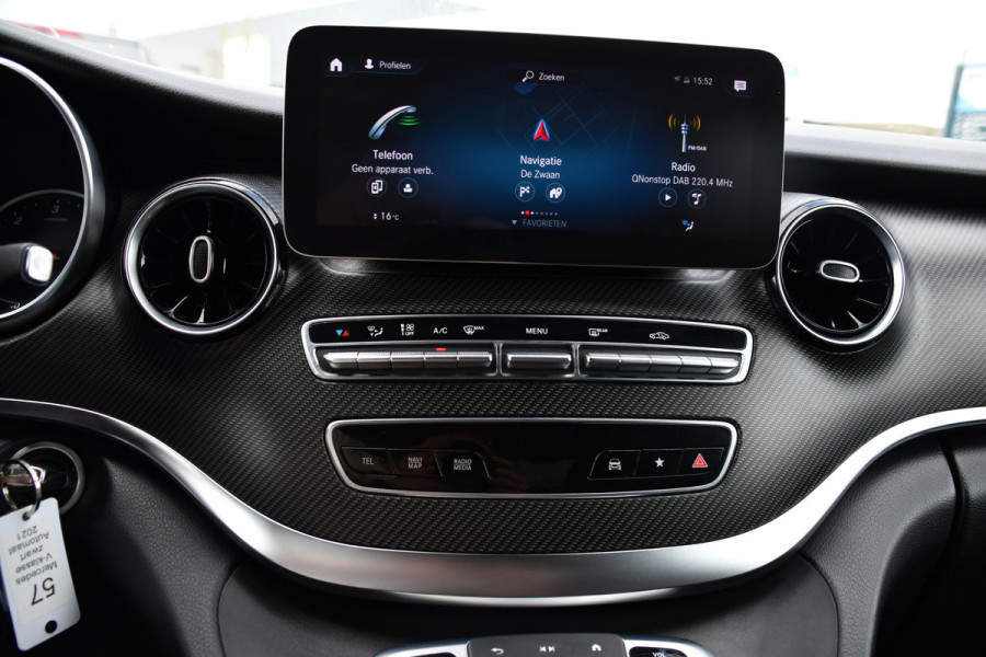 Mercedes-Benz V-Klasse 300d AMG Black Edition Camera, Cruise, Carplay, LED, 2 x Schuifdeur, 237pk, Automaat, Leder, Automaat, Multimedia, Stoelverwarming, Uniek!