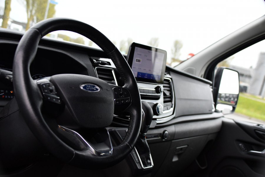 Ford Transit Custom 320 2.0 TDCI L1H1 Sport DC Black Edition Adaptieve Cruise, Camera, Carplay, Xenon, 185pk, 2 x Schuifdeur, Stoelverwarming, Leder, Uniek!