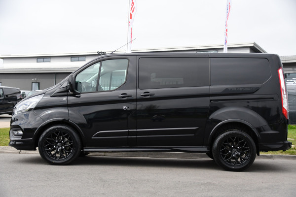 Ford Transit Custom 320 2.0 TDCI L1H1 Sport DC Black Edition Adaptieve Cruise, Camera, Carplay, Xenon, 185pk, 2 x Schuifdeur, Stoelverwarming, Leder, Uniek!