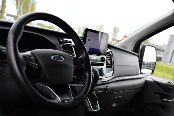 Ford Transit Custom 320 2.0 TDCI L1H1 Sport DC Black Edition Adaptieve Cruise, Camera, Carplay, Xenon, 185pk, 2 x Schuifdeur, Stoelverwarming, Leder, Uniek!