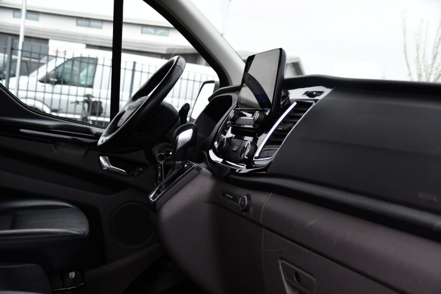Ford Transit Custom 320 2.0 TDCI L1H1 Sport DC Black Edition Adaptieve Cruise, Camera, Carplay, Xenon, 185pk, 2 x Schuifdeur, Stoelverwarming, Leder, Uniek!