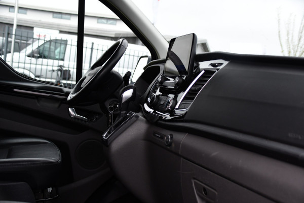Ford Transit Custom 320 2.0 TDCI L1H1 Sport DC Black Edition Adaptieve Cruise, Camera, Carplay, Xenon, 185pk, 2 x Schuifdeur, Stoelverwarming, Leder, Uniek!