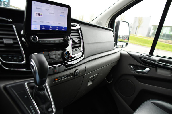 Ford Transit Custom 320 2.0 TDCI L1H1 Sport DC Black Edition Adaptieve Cruise, Camera, Carplay, Xenon, 185pk, 2 x Schuifdeur, Stoelverwarming, Leder, Uniek!
