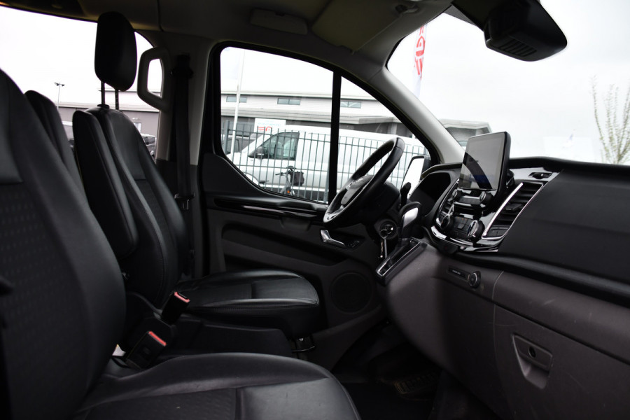 Ford Transit Custom 320 2.0 TDCI L1H1 Sport DC Black Edition Adaptieve Cruise, Camera, Carplay, Xenon, 185pk, 2 x Schuifdeur, Stoelverwarming, Leder, Uniek!