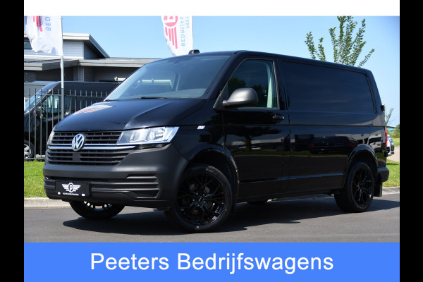 Volkswagen Transporter 2.0 TDI L1H1 30 Black Edition Cruise, Carplay, 150PK, Automaat, Standkachel, Stoelverwarming, Sensoren, Trekhaak