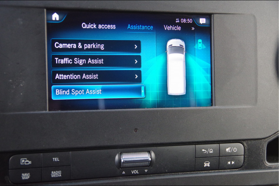 Mercedes-Benz Sprinter 314 2.2 CDI 3.5T, L2H2 3-ZITS, AUT. CAMERA, CARPLAY, NAVI, CRUISE, CLIMA, NL AUTO, NAP