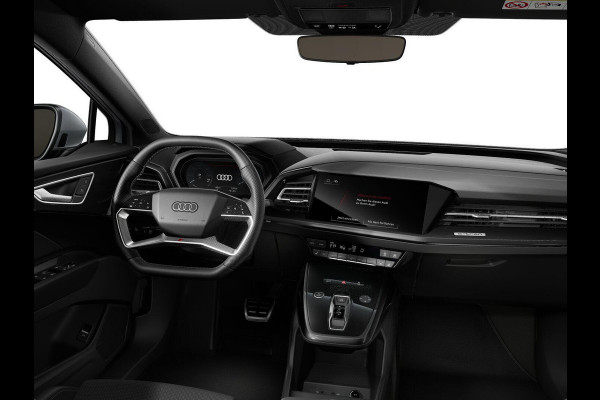 Audi Q4 e-tron 45 S edition Competition 82 kWh 286 pk | Assistentiepakket plus | Lichtpakket plus ambient light | Sportstoelen voor leder/stof | Optiek pakket zwart |