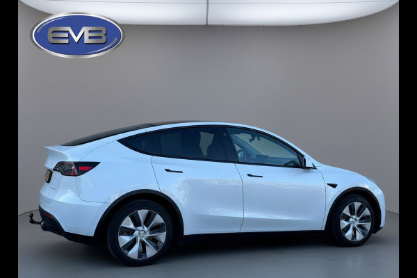 Tesla Model Y Long Range AWD 75 kWh, parelmoer wit, afneembare trekhaak, panoramadak, 1 e eigenaar, NL auto met nap