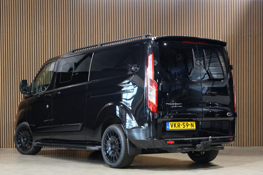 Ford Transit Custom 320 2.0 TDCI 170 PK L2H1 Limited DC | Dubbel cabine | ACC | Blind Spot | Elek stoelen | CarPlay | Camera | Navigatie | Trekhaak | DAB | PDC V+A | MF Stuur | 5-Zitter | Nieuwe APK | Dealer onderhouden | NAP Logisch | NL Auto