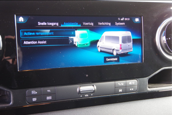 Mercedes-Benz Sprinter 319 3.0 CDI L2H2 MARGE! AUT. LED, LEDER, MBUX 10'', STOELVERWARMING, TREKHAAK, CAMERA, CRUISE, LEDER STUUR, CLIMA