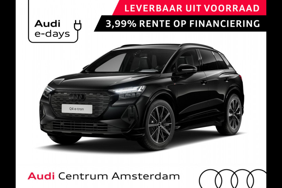 Audi Q4 e-tron 45 S edition Competition 82 kWh 286 pk | Assistentiepakket plus | Comfortpakket | Lichtpakket plus ambient light | Optiekpakket zwart plus |