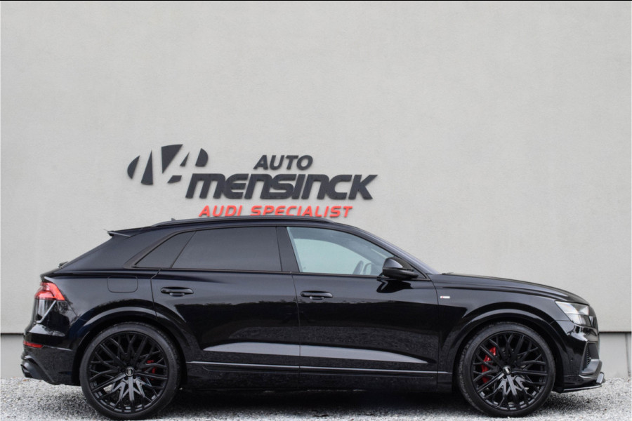 Audi Q8 55 TFSI Quattro / 2x S-line/ Luchtvering/ Standkachel/ Bang & Olufsen Sound System/ Panoramadak/ 250kW (340PK)