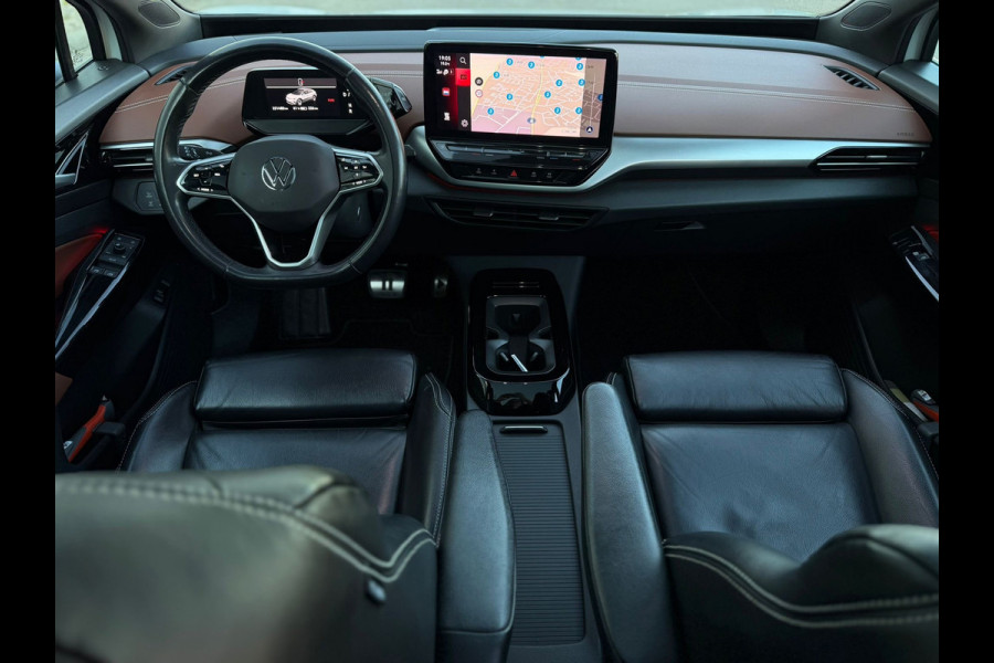 Volkswagen ID.4 Pro MAX 77 kWh, VOL OPTIES, panoramadak, soh 98 %, leder, el bedienbare trekhaak 21 inch, matrix led,, 360 camera
