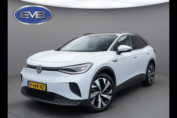 Volkswagen ID.4 Pro MAX 77 kWh, VOL OPTIES, panoramadak, soh 98 %, leder, el bedienbare trekhaak 21 inch, matrix led,, 360 camera