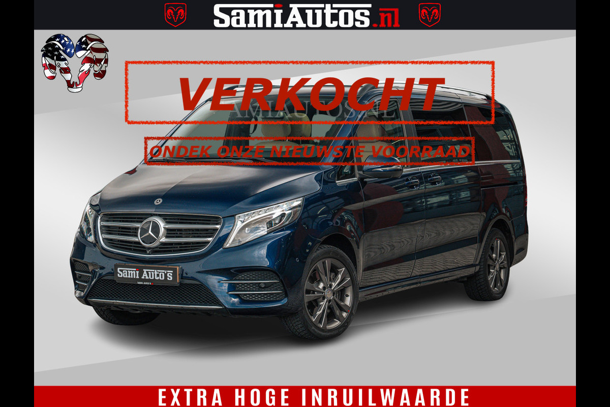 Mercedes-Benz V-Klasse AMG VIP PURE LUXE 6 PERSOONS | 4-MATIC | LANG | PANO DAK | EXCLUSIVE | ADAPTIVE CRUISE | ALCANTARA HEMEL | BURMESTER | 6 X STOELEN VERWARMD EN GEKOELD | ROYALE (CLASS) BEEN RUIMTE |