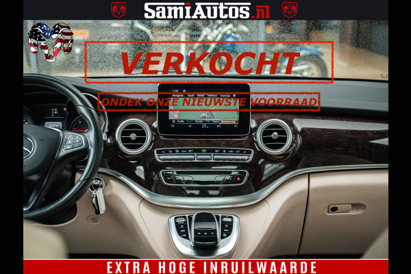 Mercedes-Benz V-Klasse AMG VIP PURE LUXE 6 PERSOONS | 4-MATIC | LANG | PANO DAK | EXCLUSIVE | ADAPTIVE CRUISE | ALCANTARA HEMEL | BURMESTER | 6 X STOELEN VERWARMD EN GEKOELD | ROYALE (CLASS) BEEN RUIMTE |