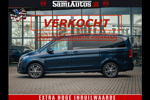 Mercedes-Benz V-Klasse AMG VIP PURE LUXE 6 PERSOONS | 4-MATIC | LANG | PANO DAK | EXCLUSIVE | ADAPTIVE CRUISE | ALCANTARA HEMEL | BURMESTER | 6 X STOELEN VERWARMD EN GEKOELD | ROYALE (CLASS) BEEN RUIMTE |