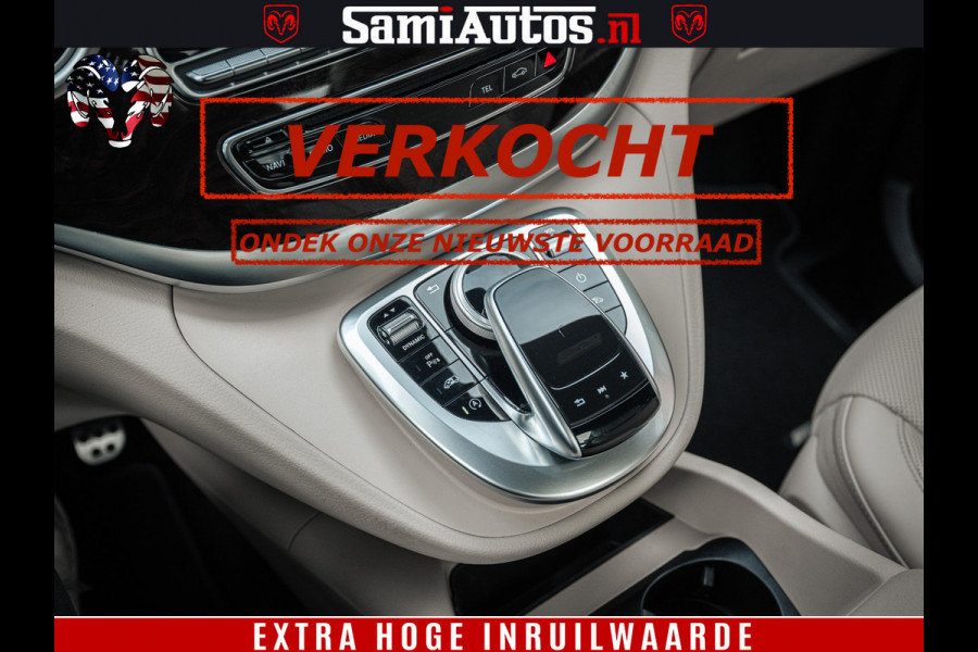 Mercedes-Benz V-Klasse AMG VIP PURE LUXE 6 PERSOONS | 4-MATIC | LANG | PANO DAK | EXCLUSIVE | ADAPTIVE CRUISE | ALCANTARA HEMEL | BURMESTER | 6 X STOELEN VERWARMD EN GEKOELD | ROYALE (CLASS) BEEN RUIMTE |