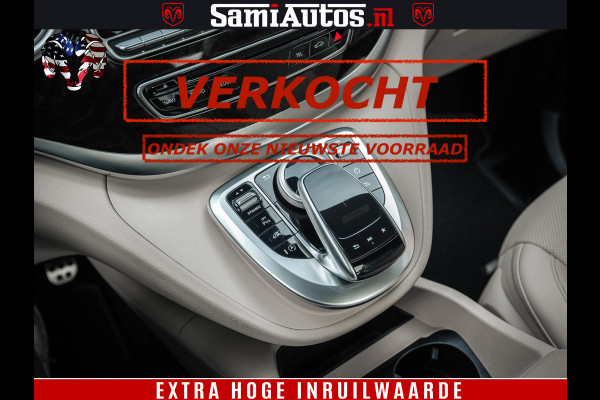 Mercedes-Benz V-Klasse AMG VIP PURE LUXE 6 PERSOONS | 4-MATIC | LANG | PANO DAK | EXCLUSIVE | ADAPTIVE CRUISE | ALCANTARA HEMEL | BURMESTER | 6 X STOELEN VERWARMD EN GEKOELD | ROYALE (CLASS) BEEN RUIMTE |