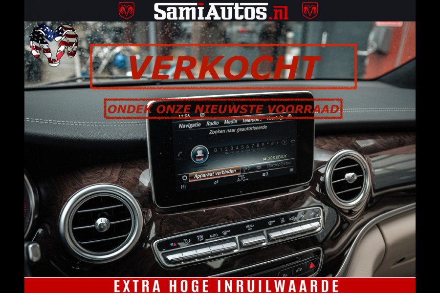 Mercedes-Benz V-Klasse AMG VIP PURE LUXE 6 PERSOONS | 4-MATIC | LANG | PANO DAK | EXCLUSIVE | ADAPTIVE CRUISE | ALCANTARA HEMEL | BURMESTER | 6 X STOELEN VERWARMD EN GEKOELD | ROYALE (CLASS) BEEN RUIMTE |