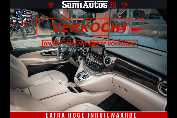 Mercedes-Benz V-Klasse AMG VIP PURE LUXE 6 PERSOONS | 4-MATIC | LANG | PANO DAK | EXCLUSIVE | ADAPTIVE CRUISE | ALCANTARA HEMEL | BURMESTER | 6 X STOELEN VERWARMD EN GEKOELD | ROYALE (CLASS) BEEN RUIMTE |