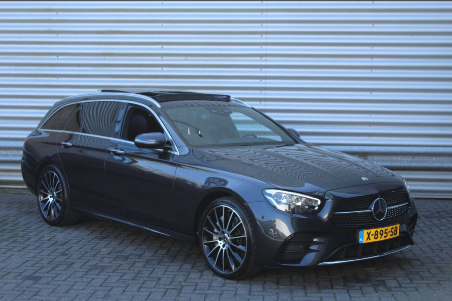 Mercedes-Benz E-Klasse Estate 300 e 320pk AMG Line AUTOMAAT PHEV SoH 99% Burmester Panoramadak