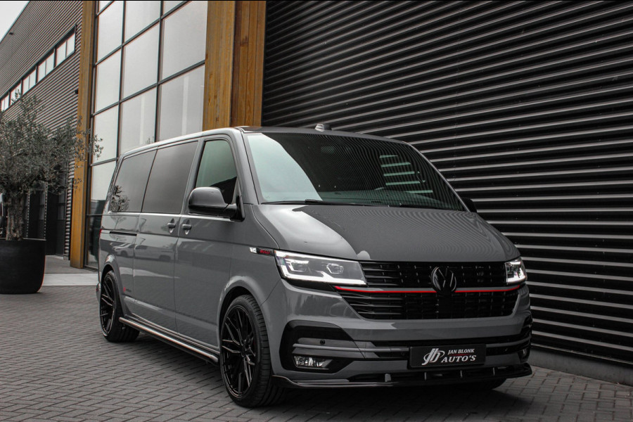 Volkswagen Transporter 2.0 TDI L2H1 BULLI 204PK DC DUBBEL CABINE / ALCANTARE HEMEL / FULL OPTIONS / LEDER / FULL BLACK / APPLE