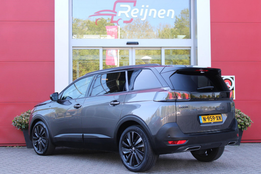 Peugeot 5008 1.6 180PK AUTOMAAT GT | PANORAMA SCHUIF/KANTEL DAK | FOCAL AUDIO SYSTEM | 7-PERSOONS! | NAVIGATIE | APPLE CARPLAY/ANDROID AUTO | ADAPTIVE CRUISE CONTROL | BLACK PACK | FULL LED KOPLAMPEN | DAB+ RADIO | DODEHOEK DETECTIE | 19" LICHTMETALEN VELGEN |